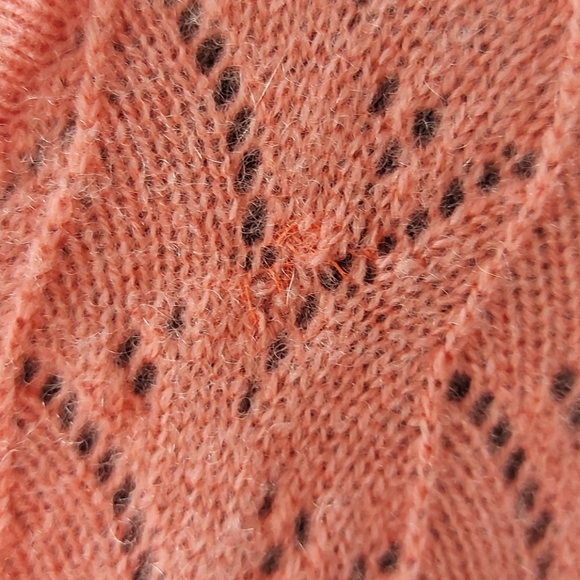 Garnet Hill lacey cashmere cardigan - Picture 2 of 15